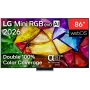 LG 86MRGB87B3B 86-Zoll 4K UHD Smart TV mit Mini-LED (Mini-RGB) Technologie, webOS 23, α7 AI-Prozessor 4K Gen6, Schwarz