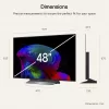 LG Electronics OLED48C6ELB.AEUD 48-Zoll 4K OLED-Fernseher, Schwarz, UltraHD/4K, Triple-Tuner, 120Hz-Panel