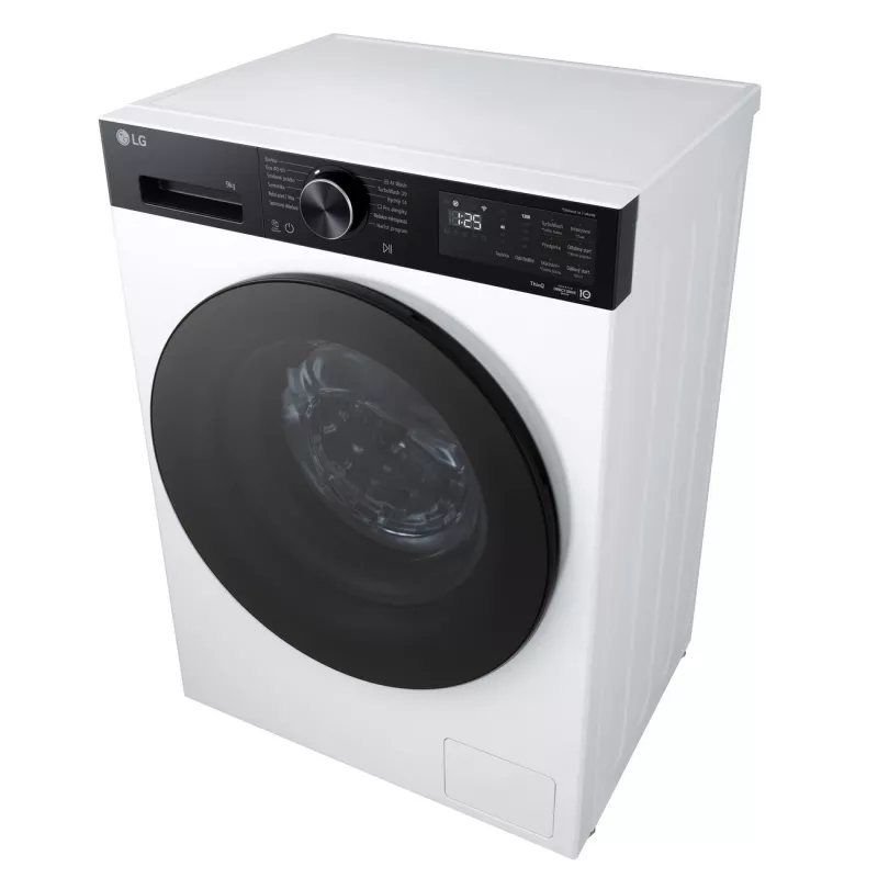 LG F2X50S8TKB 8 kg 1200 rpm Frontlader-Waschmaschine mit AI DD, Dampf & Wi-Fi - Weiß