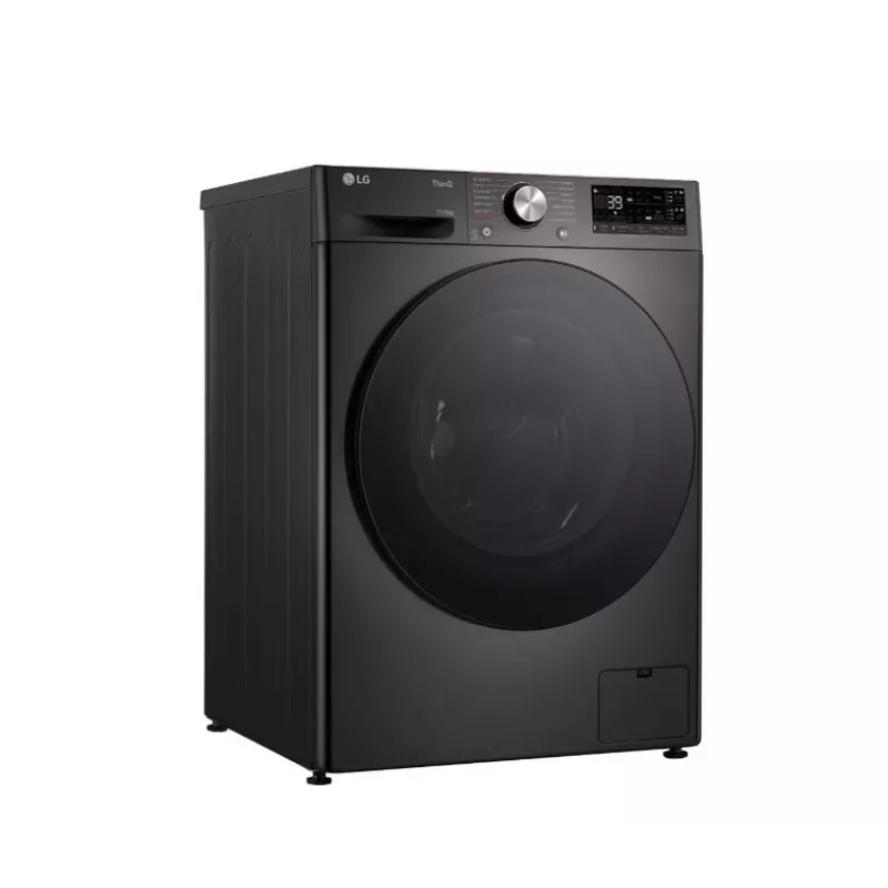 LG F4DR711S2BA Wasch-Trockner-Kombination, 11 kg Waschen, 6 kg Trocknen, 1400 U/min, A/D Energie, Frontlader, Black Steel, Wi-Fi, Dampf, Direct Drive, TFT-Display