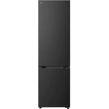LG GBBS726BEV Freistehender Kühl-Gefrierschrank mit Total No Frost, 384 L, Matt Schwarz, Energieklasse C, Inverter Linear Compressor, Wi-Fi