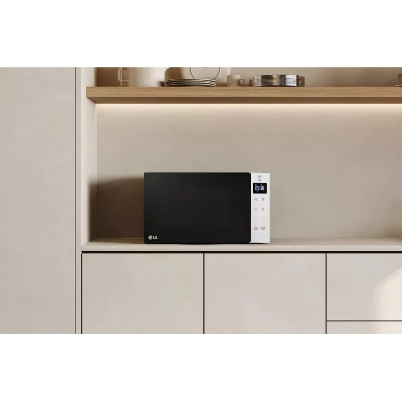 LG MS2032GASW Freistehende Solo-Mikrowelle 20 Liter 700W Weiß