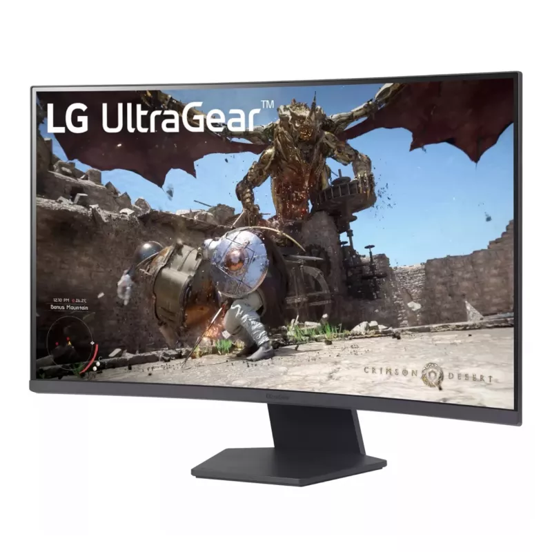 LG UltraGear 32GS60QC-B 31,5 Zoll QHD VA Curved Gaming Monitor 180Hz 1ms FreeSync Premium
