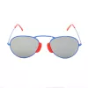 LGR AGADIR-BLUE08 Unisex Sonnenbrille Havana Rahmen Blaue Gläser 54/20/145 mm