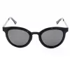 LGR FELI-BLACK01 Unisex-Sonnenbrille - Schwarzer Rahmen, dunkelgraue Gläser, 47/24/145 mm