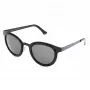 LGR FELI-BLACK01 Unisex-Sonnenbrille - Schwarzer Rahmen, dunkelgraue Gläser, 47/24/145 mm