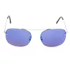 LGR Maas Unisex Sonnenbrille Silber Grau 54/18/145 mm