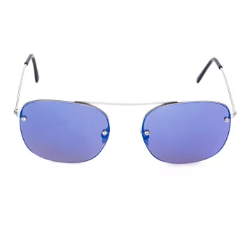 LGR Maas Unisex Sonnenbrille Silber Grau 54/18/145 mm