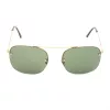 LGR Maasai Gold 02 Sonnenbrille - handgefertigtes italienisches Acetat, UV400-Schutz, 54 mm Glas