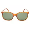 LGR Unisex Springhavan02 Sonnenbrille - Havanna Acetatrahmen, grüne Mineralgläser, 50/19/145 mm