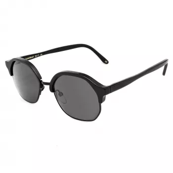 LGR Zanzibar Unisex-Sonnenbrille Schwarz/Grau 50/12/135 mm