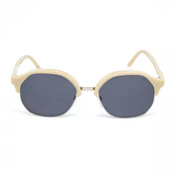 LGR ZANZIBARIVO40 Unisex Rechteckige Sonnenbrille 50/12/135 mm Handgefertigt in Italien UV400