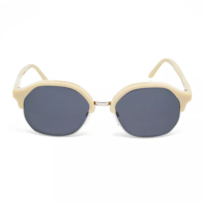 LGR ZANZIBARIVO40 Unisex Rechteckige Sonnenbrille 50/12/135 mm Handgefertigt in Italien UV400