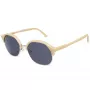 LGR ZANZIBARIVO40 Unisex Rechteckige Sonnenbrille 50/12/135 mm Handgefertigt in Italien UV400
