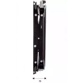 LH-GROUP OY LHINOUT Pop-Out Video Wall Mount für 46-55 Zoll Bildschirme bis 50 kg (VESA 200x200 bis 600x400), Schwarz