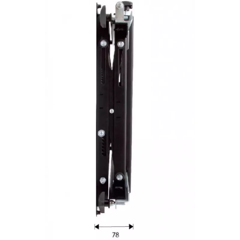 LH-GROUP OY LHINOUT Pop-Out Video Wall Mount für 46-55 Zoll Bildschirme bis 50 kg (VESA 200x200 bis 600x400), Schwarz