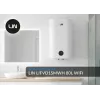 LI- Elektrischer Warmwasserbereiter LIN LIFVD1SMWH WI-FI 80L SMART Weiß