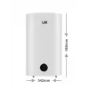 LI- LIFVD1SMWH 80L Universeller weißer Elektro-Warmwasserbereiter mit Wi-Fi
