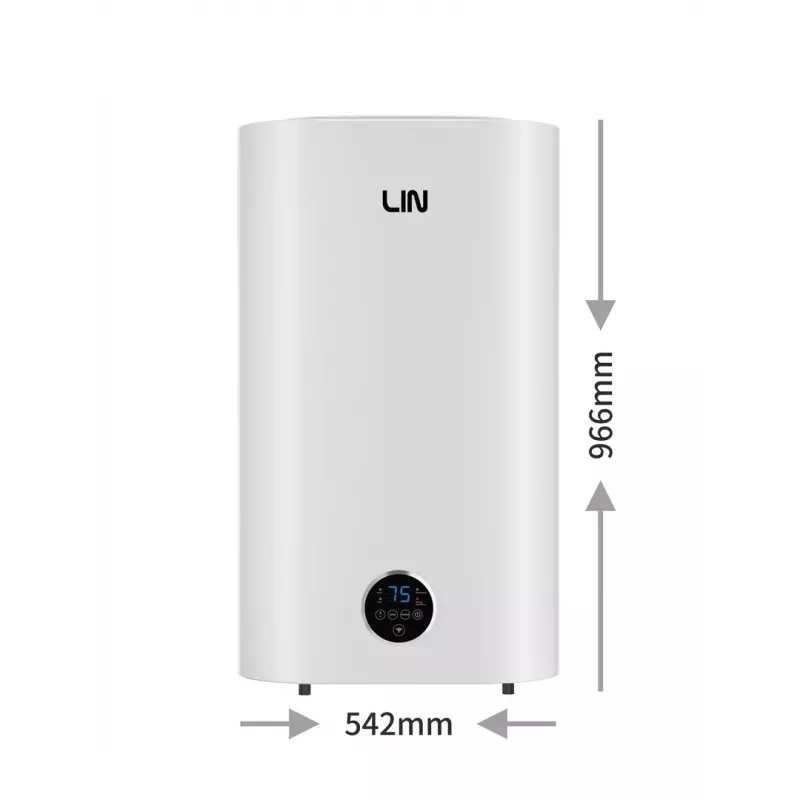 LI- LIFVD1SMWH 80L Universeller weißer Elektro-Warmwasserbereiter mit Wi-Fi