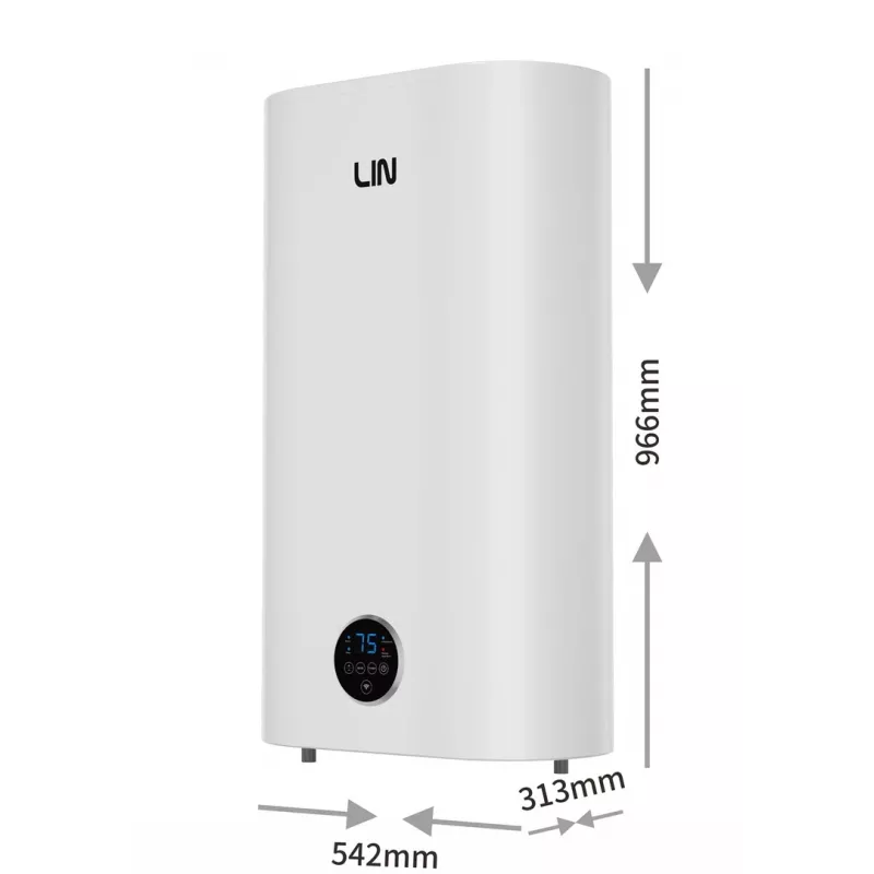LI- LIFVD1SMWH 80L Universeller weißer Elektro-Warmwasserbereiter mit Wi-Fi