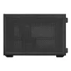 Lian Li DAN Cases B4 Wood Edition Mini-Tower-PC-Gehäuse, Micro-ATX, Walnuss-Frontpanel, Schwarz