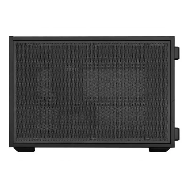Lian Li DAN Cases B4 Wood Edition Mini-Tower-PC-Gehäuse, Micro-ATX, Walnuss-Frontpanel, Schwarz