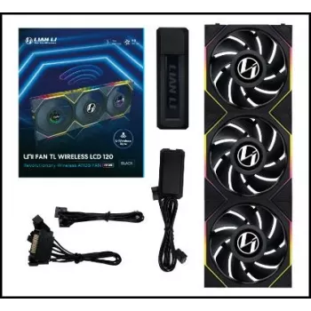 LIAN LI UNI Fan SL120 V2 120mm ARGB PWM Lüfter 3er-Pack mit Controller Weiß