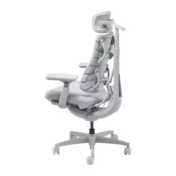 LiberNovo Omni Dynamic Ergonomischer Bürostuhl, Grau, Mesh, 45 cm Sitzhöhe, 3D-verstellbare Armlehnen, 120 kg Belastbarkeit