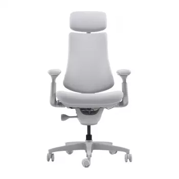 LiberNovo Omni Dynamic Ergonomischer Bürostuhl, Grau, Mesh, 45 cm Sitzhöhe, 3D-verstellbare Armlehnen, 120 kg Belastbarkeit