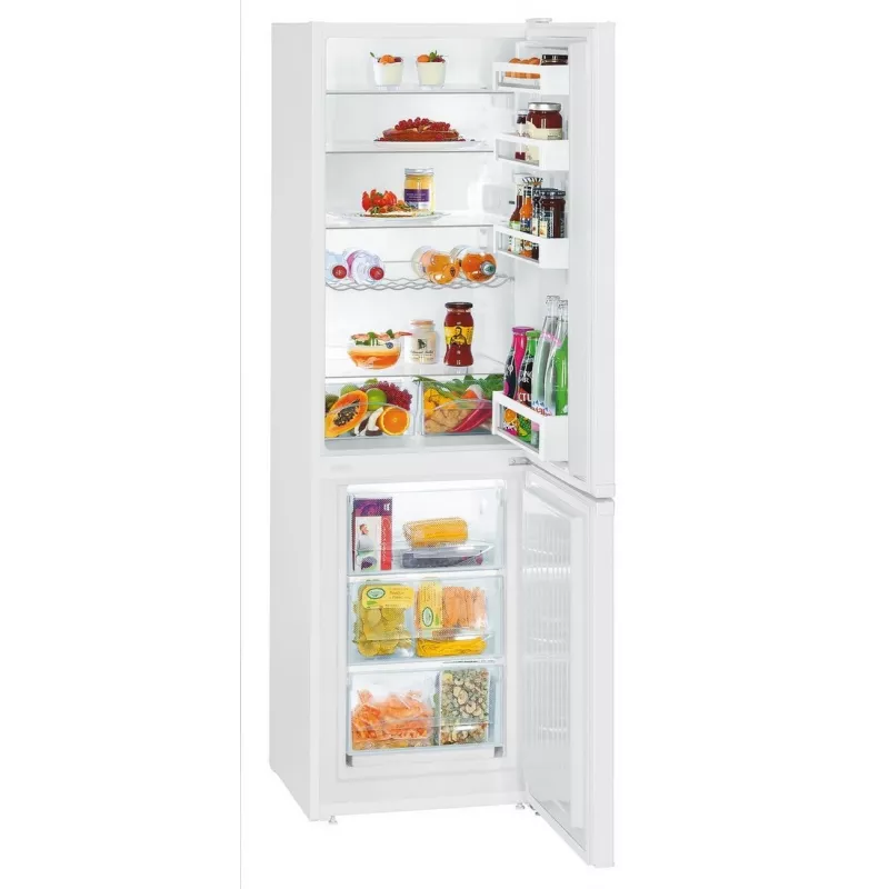 Liebherr CUe 3331 Stand-Kühl-Gefrierkombination, 294 L, Silber