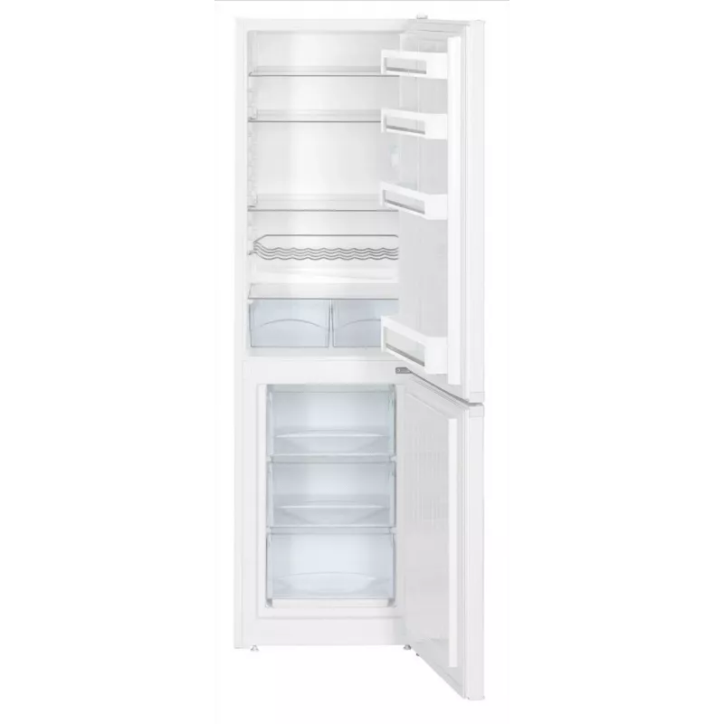 Liebherr CUe 3331 Stand-Kühl-Gefrierkombination, 294 L, Silber