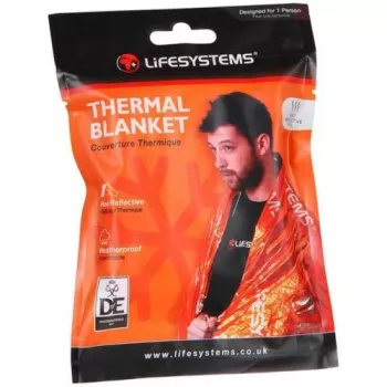 Lifesystems Notfall-Rettungsdecke Orange 210 x 140 cm