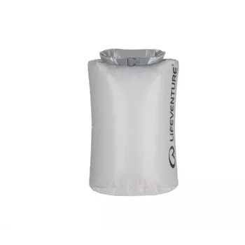 Lifeventure Ultralight DryBag 15L - Grau, IPX6 wasserdicht, 50g