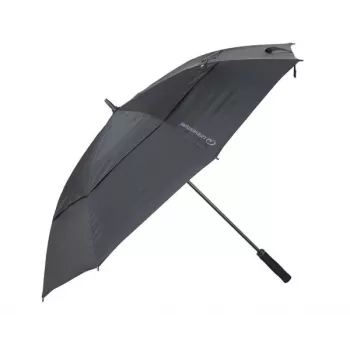 Lifeventure XL Trek Regenschirm - Schwarz, Sturmfest, UPF 50+, 98 cm