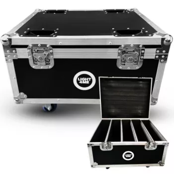 LIGHT4ME AURORA WASH HEAD CASE 4IN1 Flight Case für 4 Moving Heads