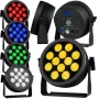 LIGHT4ME CREE ALU PENTA PAR 12 LED Par Light - RGBWA, 144W, DMX, Schwarz