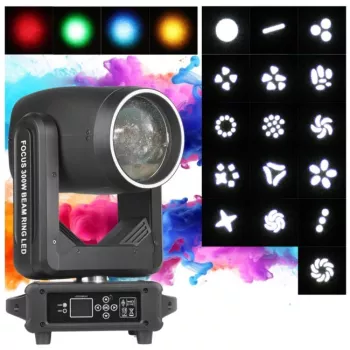 LIGHT4ME FOCUS 300W BEAM RING LED Moving Head