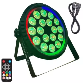 LIGHT4ME HEX PAR RING LED Effektlicht 7x10W RGBWA+UV 48xSMD RGB