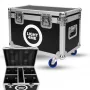 LIGHT4ME MINI SPOT 100 RING CASE 4IN1 Moving Head Spot Light System mit Flight Case
