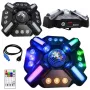LIGHT4ME MULTIX 3-in-1 LED Multi-Effektlicht (Derby, Strobe, Laser)