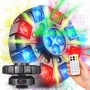 LIGHT4ME OCTOS Moving Multi-Effect Light mit RGBW-LEDs, Rot-/Grünlaser und Strobe