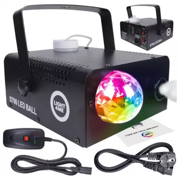 LIGHT4ME S 700W LED BALL Nebel- und Rauchgenerator mit RGB-LED-Effekt