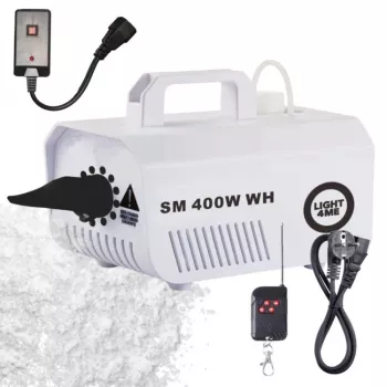 LIGHT4ME SM 400W WH Schneemaschine