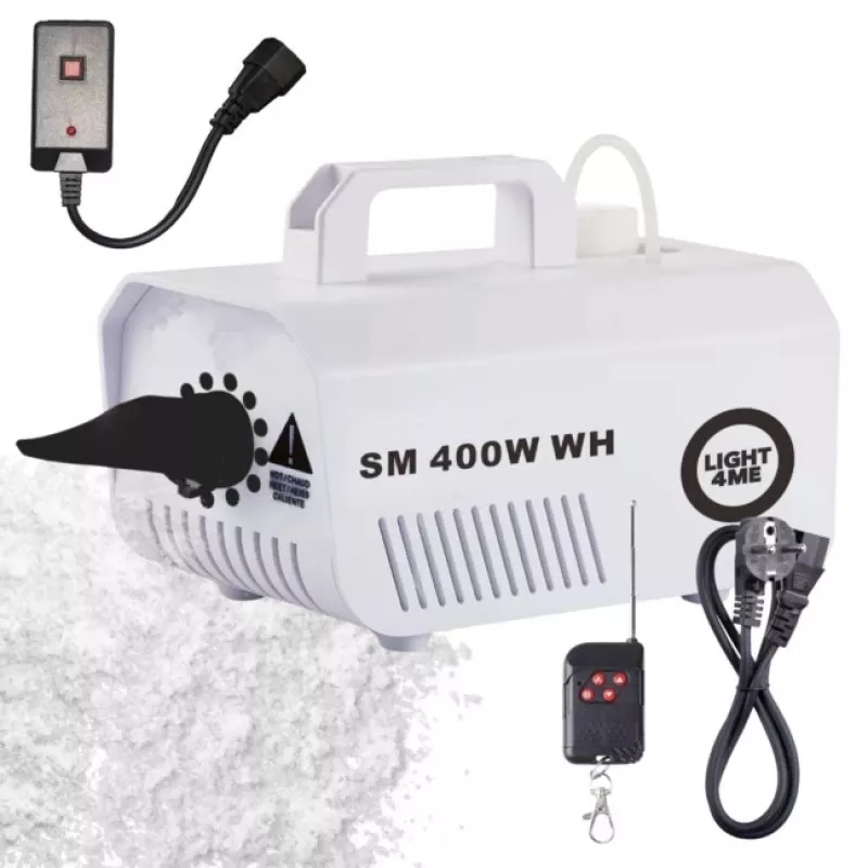 LIGHT4ME SM 400W WH Schneemaschine