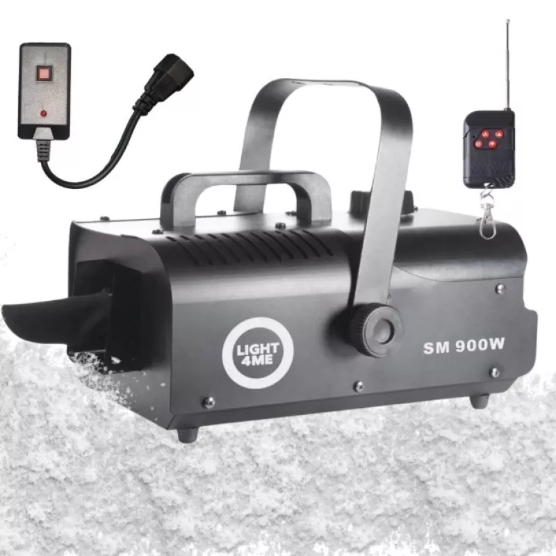 LIGHT4ME SM 900W Schneemaschine Schwarz