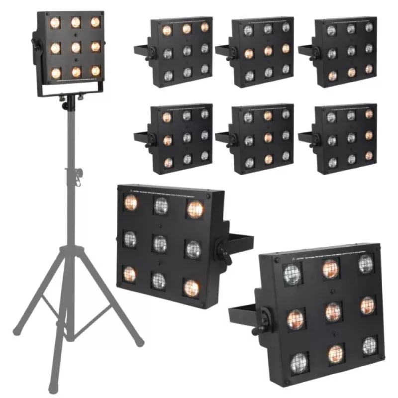 LIGHT4ME SUN PANEL Halogen Blinder 4x100W PAR36 DMX