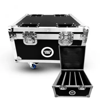 LIGHT4ME VENOM STROBE V2 CASE 4IN1 Flight Case für 4 Einheiten