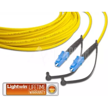 Lightwin LSP-09 LC-LC 20m OS1 Single-Mode Duplex Glasfaser-Patchkabel, Gelb LSP-09 LC-LC 20.0