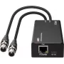 LINDY 2-Kanal XLR Audio-zu-Dante-Encoder, PoE, AES67, 24-Bit/96kHz 70618