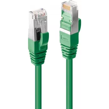 LINDY 2m CAT 6 S/FTP LSZH Gigabit Ethernet Patchkabel, RJ-45 auf RJ-45, Grün 45952